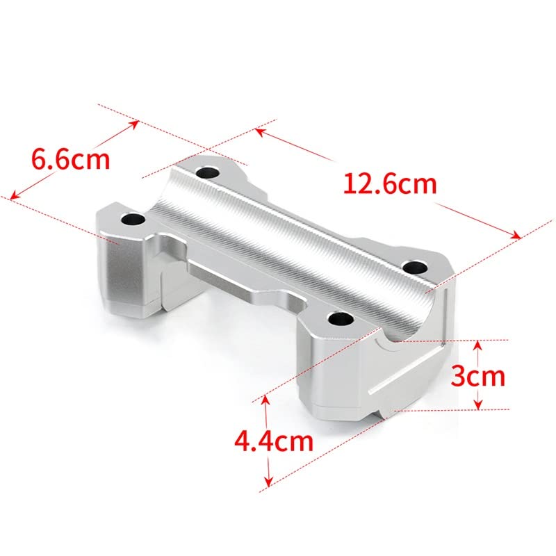 F850GS guidon riser adaptateur alu pour corriger la posture - 5