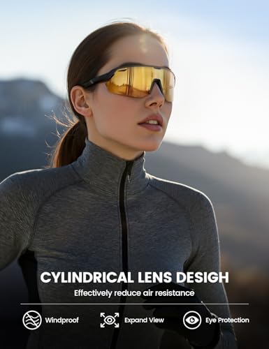 Image of Lamicall 24g Polarized Sports Sunglasses for Men Women - UV400 Protection Sun Glasses for Baseball Running Cycling Fishing