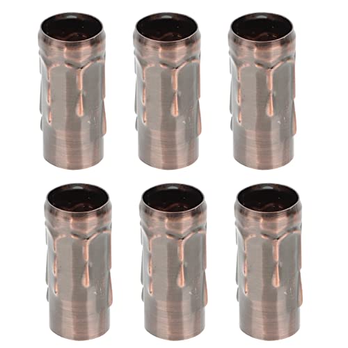 OSALADI Pièces D'Ampoule Chic Base Éclairage Fer Maison Boîtier Bougie Couvre Douille Lampe Tuyau Droit Xmm Fabriqué Manches Accessoires Candélabres Suspendus Et Décoration Titulaire Tube Cover