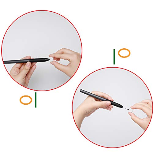 Gaomon 20 Pack Replacement Pen Nibs For Digital Pen Ap50&Ap32 Of Gaomon Pd1161/Pd1561/Pd156Pro/M10K Pro/M106K Pro/S620 Drawing Monitors Art Tablets #TOP1