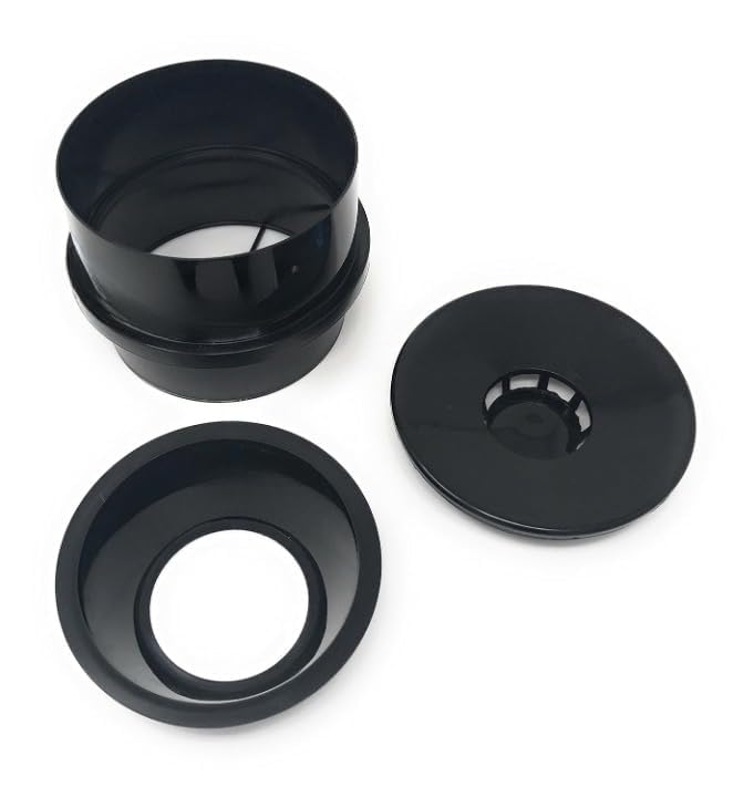 Image of Black Filter Set for Drip Coffee Maker | Compatible with Cafe Zest & Drip Cafe Machines | Reusable Coffee Filter | Durable & Easy to Clean Coffee Maker Filter (Black)