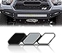 Miytsya 1 PC Tri-Color Grille Badge Emblem Decoration Accessories Universal Compatible with Toyota 4Runner Tacoma Tundra and Other Mesh or Slotted Grille (Black & Gray & White)