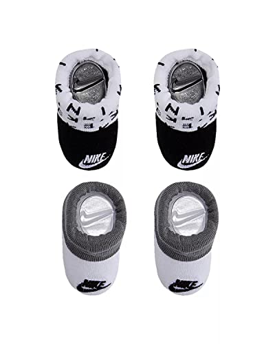 Image of Nike Infant Baby Futura Booties 2 Pack (B(NN0226-023)/W, 0-6 Months)