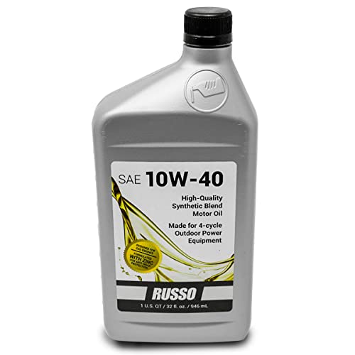 Aceite para motor mezcla sintética SAE 10W40 32oz Russo miniatura 2
