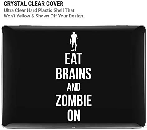 Skinit Case + Skin Compatible with MacBook Pro 13in M1 (2021) Originally Designed Eat Brains and Zombie On Black Design