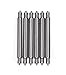 SEIKO OEM Diver's Fat Spring Bars 6 Piece Non-Magnetic Stainless Steel 20mm x 2.5mm x 0.8mm Double Fringe
