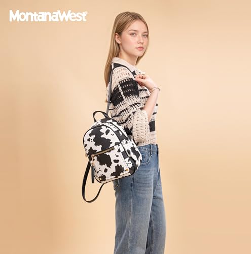 Image of Montana West Mini Backpack Purse for Women Anti Theft Backpacks with Secured Zipper and Tassel