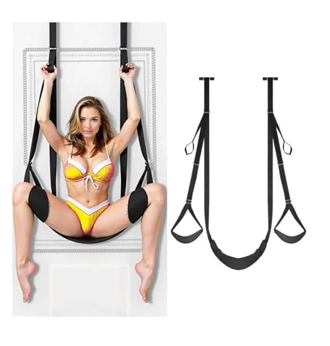 Frequent Flyer Door Swing Pure Romance Sex Slingshot Swing for Couples Over The Door Swings Sex Heavy Duty Adult Swing Door Frame Sex Funitures for Bedroom BDSM Bondage Toys for Women Couples Sweater