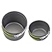 wuudi Camping Equipment, Outdoor Camping Pots and Pans Set 2PCS Camping Cookware