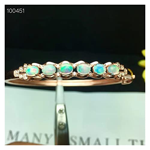 Meilleur cadeau en opale réelle et argent 925 à la mode - 5