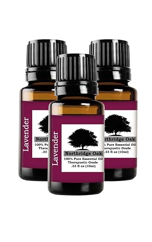 3 Pack Northridge Oak Lavanda Aceite Esencial Puro 100%