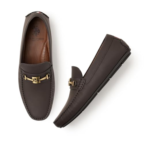 Image of U.S. Polo ASSN. Men Leather Driving Shoe