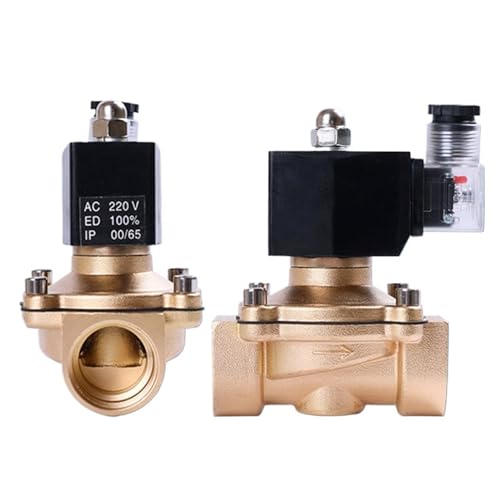 Électrovanne laiton normalement fermée 3/8 résout pannes humidité extérieure - 3