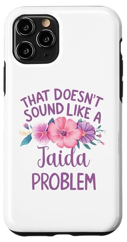 Jaida Personalized Cute Flower Girls Jaida Name スマホケース iPhone 11 Pro 用