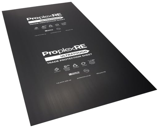 Black Polyflute Proplex RE Correx style Sheets or Hard Floor & Surface Protection damage prevention Sheet 2mm x 240cm x 120cm select your pack size Corrugated Floor Protective Cover Plastic Board (40)