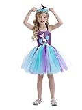 WonderBabe Mermaid Costume for Girls Birthday Party Princess Dress Up Toddler Kids Halloween Dress...