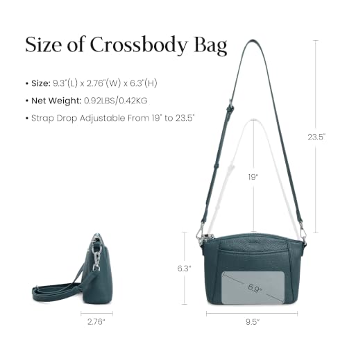 Image of befen Genuine Leather Anti-Theft Small Crossbody Bags for Women Travel