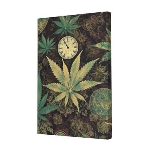 Impression sur toile Weed déco murale chambre salon bureau 30x45 cm