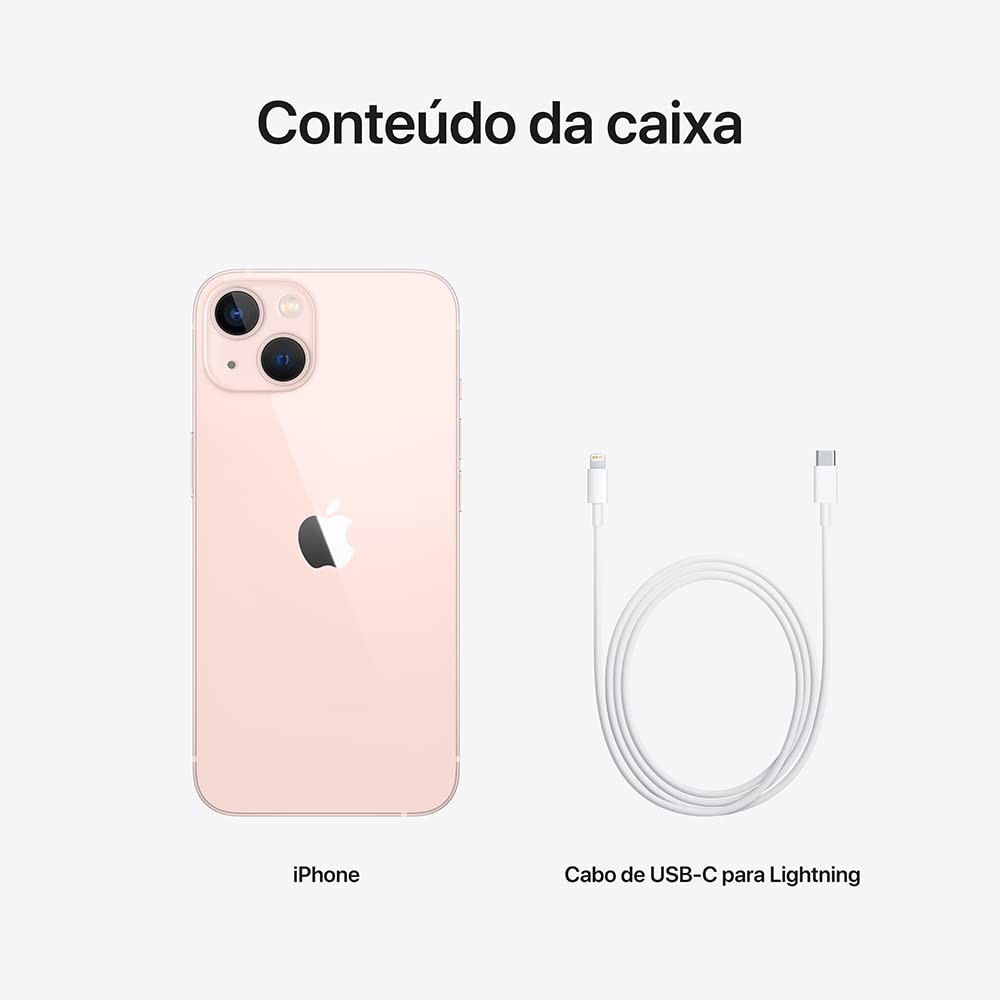Apple iPhone 13 (128 GB) - Rosa (Recondicionado) | Amazon.com.br