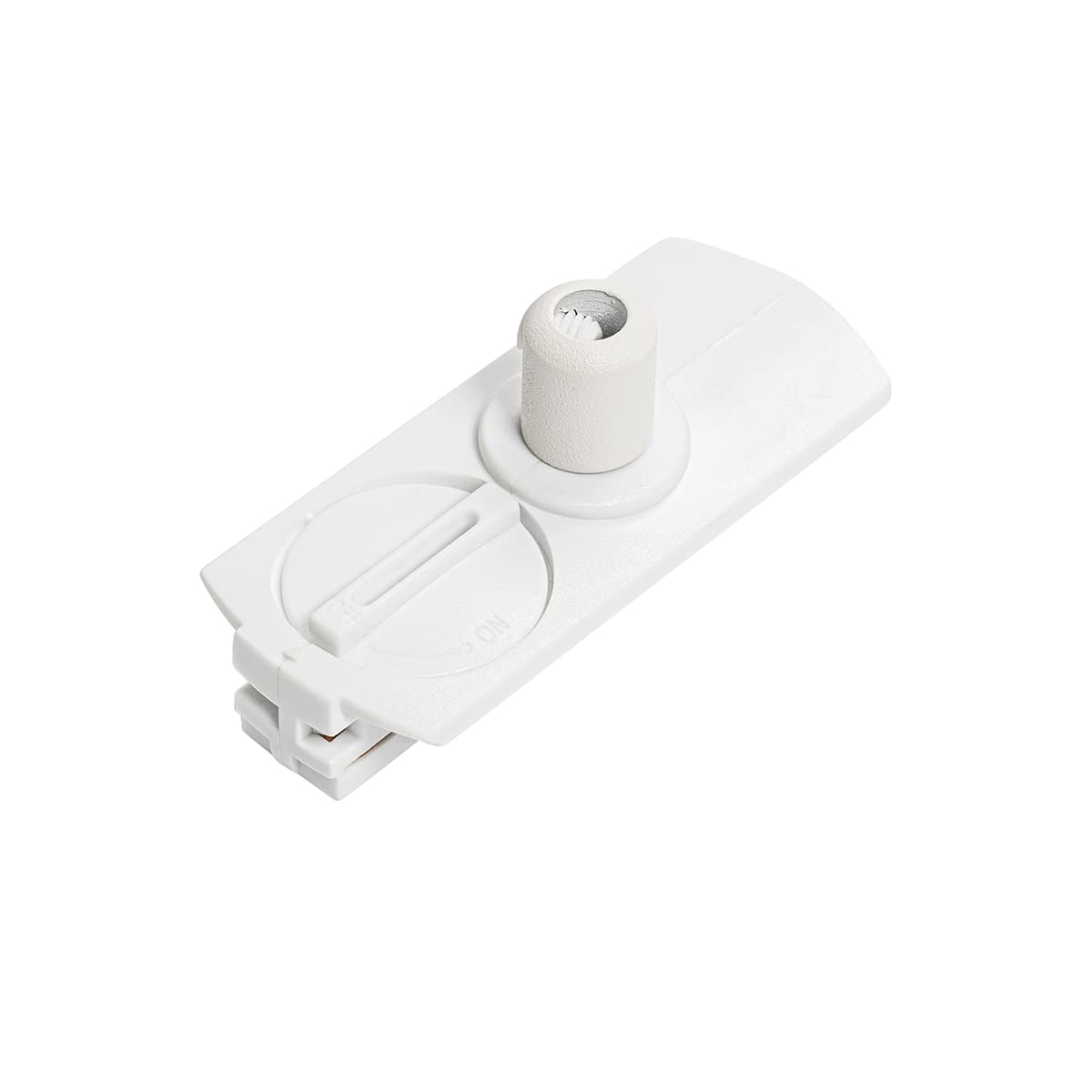 Qazqa Track Lighting Accessory - Iconic Track - White, 8cm, Indoor
