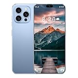 Telefono I16 Pro Max 5G, 16GB RAM, 1TB ROM, display AMOLED da 7,3" 1440×3040, fotocamera Pro da 108 MP 72 MP, batteria da 8000 mAh, Dimensity 9000 Deca Core, Android 14, sbloccato,Blue-7.3 Inch