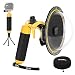 Produktbild yoemely Dome Port für Gopro Hero 7 Hero 5 Hero 6 Hero 2018 Unterwasser Dome Objektive mit Wasserdichtes Gehäuse und schwimmende Hand Grip