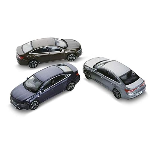 Renault Norev - 3 troquel Talisman 3" 1/64 - Negro Gris Marrón