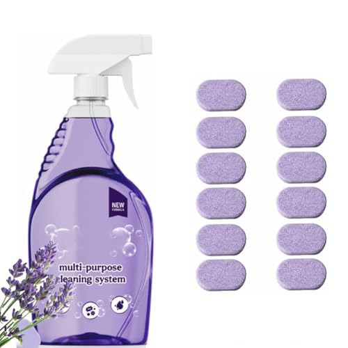 Drclean Spray Oven Cleaner, Dr Clean Spray Cleaner for Ovens, All-Purpose Cleaners for Home, Kitchen, Bathroom, Multi-surface Cleaners with Concentrated Cleaning Tablets(12pcs)
