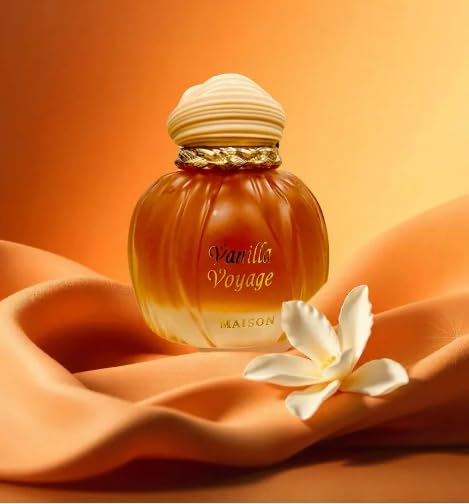 Vainilla Voyage Eau de Parfum 100 ml – Perfume Dulce de Vainilla para Mujer, Aroma Gourmand, Duradero y Elegante