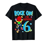 Photo Gallery rock on i m turning 6 wall climbing boy 6th birthday maglietta Photo Gallery rock on i m turning 6 wall climbing boy 6th birthday maglietta