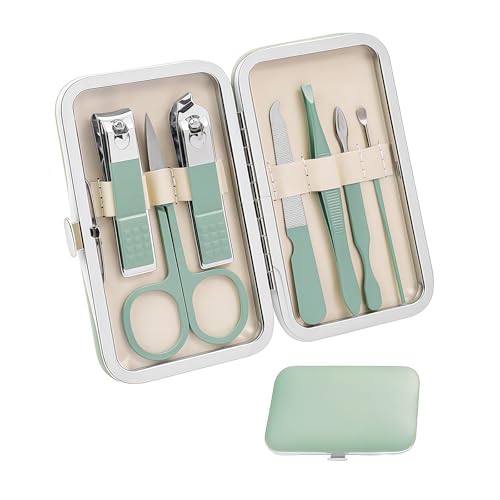 Set de Manicura Pedicura,7 PCS Set de Manicura Kit...