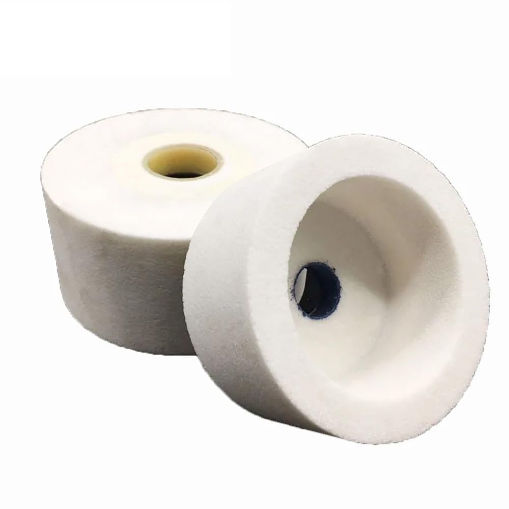 Weiße Korund-Schleifscheibe, Zylindrischer Durchmesser 75/100/125 Mm, Geringe Wärmeabgabe, Kommerzielle Qualität for Die Metallbearbeitung, 1 Stück(Dia 100mm Grit 80)