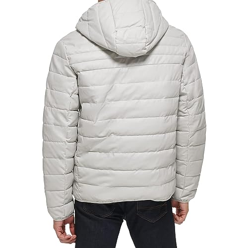 Image of Water Resistant Performance Stretch Hooded Puffer Jacket