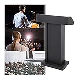 Atril portátil profesional y podio con lectura espaciosa, ideal para hotel, iglesia, escuela, oficina, conciertos, bodas, escritorio moderador versátil para eventos