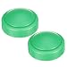 uxcell Tap Lights AAA Powered Touch Sensor LED Lamp Push Night Light Wireless Stick-on 96mm Green Colored 2 Packs for Closet Cabinet Bedroom Storage Shed Hallway Stair