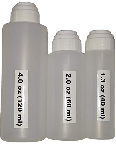Amazon Com Empty Bottles With Applicators 4 Oz 2 Oz 1 Oz Mohair Dauber 3 Pack One Of Each Size Baby