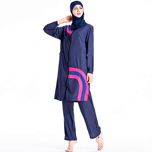 ShuoBeiter Muslim Burkinis Women Islamic Modest Swimwear Hijab Swimsuit Beach Suit (S1, 3XL)