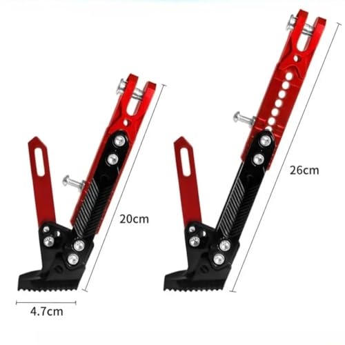 Béquille latérale réglable M10 pour éviter la chute de votre scooter