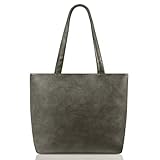 [RATOM] トートバッグ メンズ バッグ 小さめ (稀有素材ムラ染め生地) (スモークグレー)