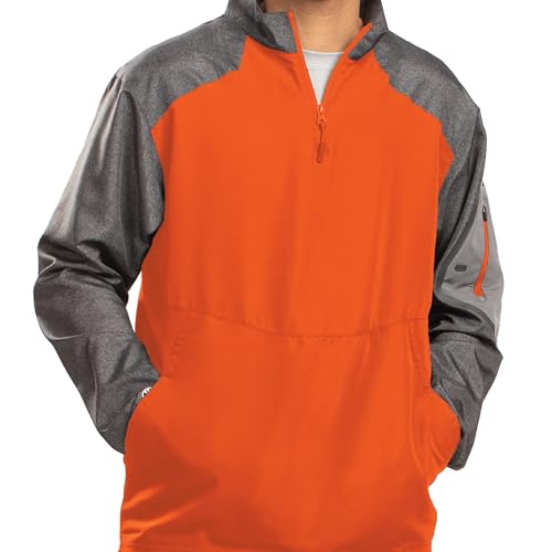 Holloway 229155 HO RAIDER PULLOVER CARBN PRT/ORNGE 2XL
