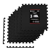 Design : le tapis est composé de puzzles individuels de 12 mm d'épaisseur. La surface de ce tapis de protection a un motif en forme de feuille qui lui confère une fonction antidérapante. De plus, les tapis de protection peuvent être étendus à volonté ou, alternativement, des puzzles individuels peuvent être utilisés