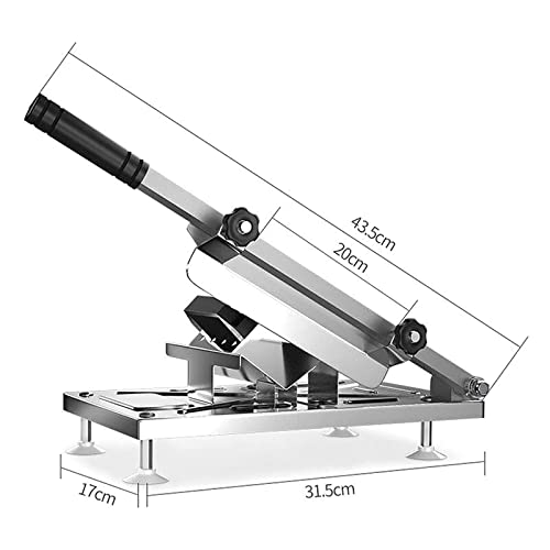 for Home Or Commercial Use,Frozen, Manual Cold Meat Cutting Machine, Stainless Steel Meat Cleaver for Beef Mutton Roll Bacon Vegetable Home Use - Image 3