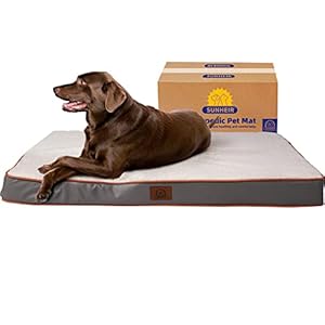 Sunheir-Orthopedic-Dog-Bed-for-Large-Dog-Memory-Egg-Crate-Foam-with-Removable-Washable-Cover-Waterproof-Mattress-for-Pet-Large-Grey