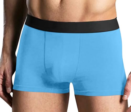 Knaughty Knickers Take These Off and Spank Me Naughty Suggestive Blue Mens Boxer Brief Sexy Adult Design2