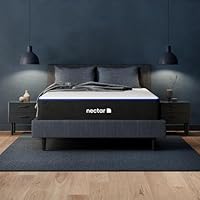 Nectar King Mattress 25 cm - Medium-Firm Memory Foam - Quilted Cooling Cover - 365 Night Trial - Forever Warranty