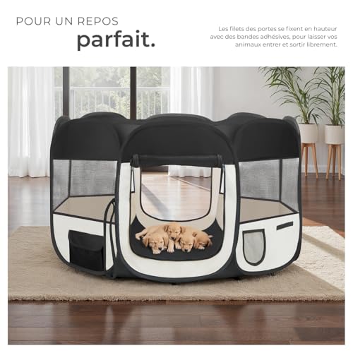 Parc chiot amovible pour éduquer et protéger vos animaux de compagnie