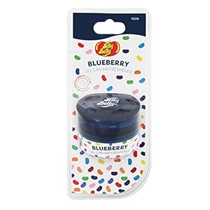 Jelly Belly Car Air Freshener – Blueberry Gel Can Car Freshener. Car Scent Lasts Up To 30 Days, Air Freshener Car, Home or Office. Genuine Jelly Belly Car Air Fresheners for Women, Men and Kids