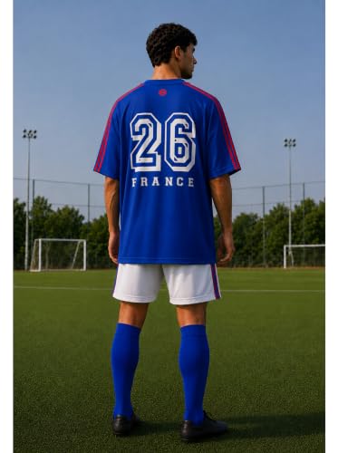 Image of Pump'd Unisex Oversized Round Neck Jersey Tshirt | Graphic Tees | Supreme Comfort | Effortless Style Oversized T Shirt for Men & Women | Football Jersey | Addition | 2026