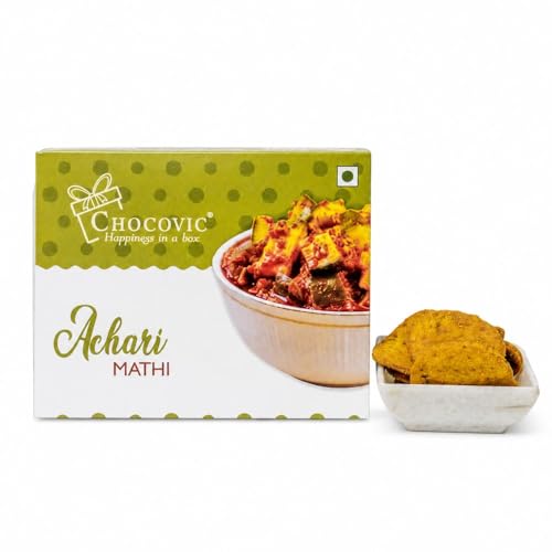 Image of Achari Mathi Stuffed Mango Pickle - 700 g (Pack of 2 x 350 g), Traditional Indian Mango Pickle, Spicy Homemade Style Achar