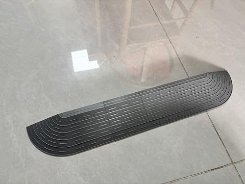 JoyBros Plastik Schwellenrampe per Robot Aspirapolvere‌ Componente universale adatto per soglie con altezza compresa tra ‌2–3 cm‌ 2,6 × 10,6 × 59 cm‌ Grigio